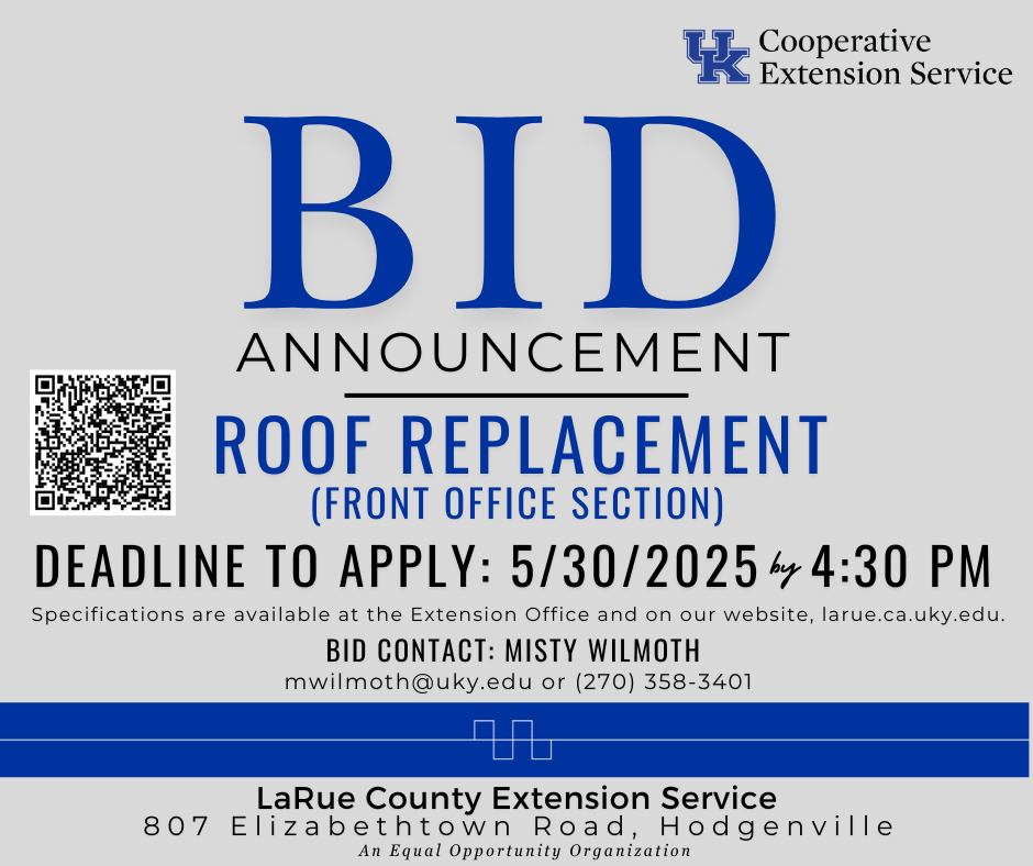 gray and blue bid announcement